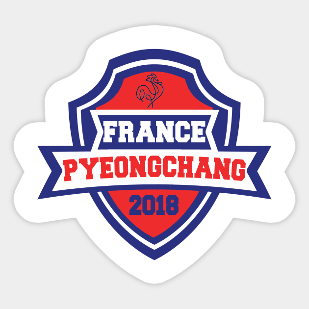 Team France Pyeongchang 2018 Sticker by OffesniveLine